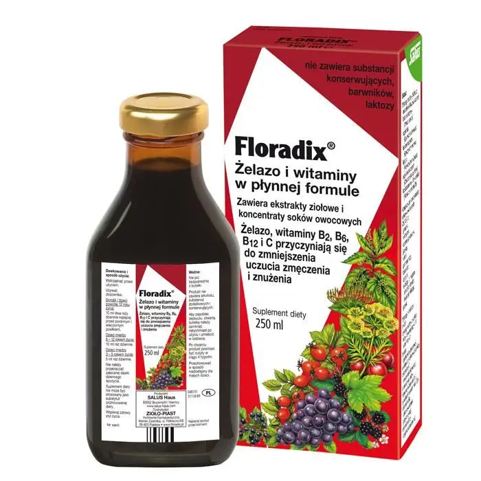 Floradix żelazo i Witaminy 250 ml - 1 - Apteka HIT
