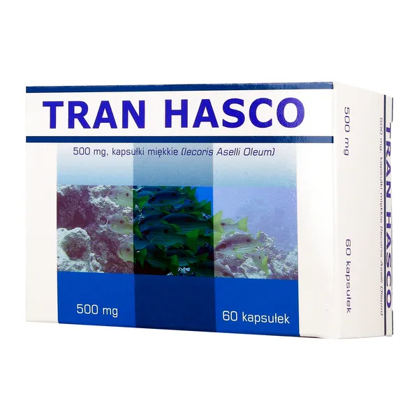 Tran HASCO 500 mg 60 kaps. - 1 - Apteka HIT