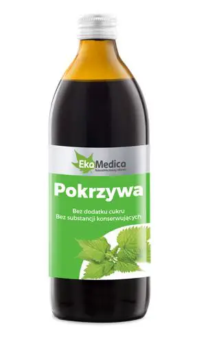 Pokrzywa sok 100% 500 ml EkaMedica - 1 - Apteka HIT