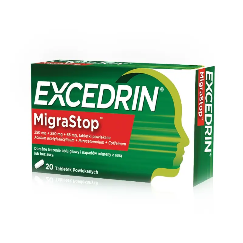 Excedrin MigraStop 20 tabletek - 1 - Apteka HIT