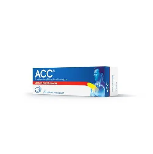 ACC 200 mg 20 tabl. mus. - 1 - Apteka HIT