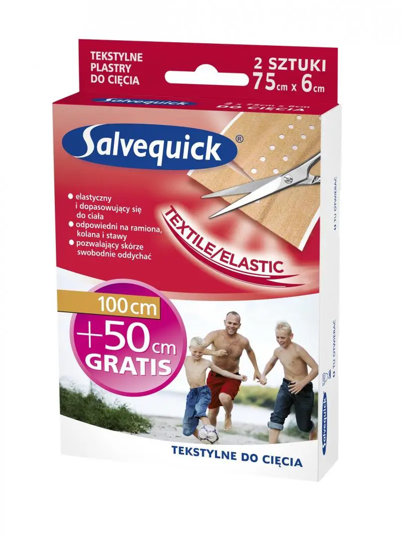 Plastry Salvequick Tekstylne 150cm - 1 - Apteka HIT