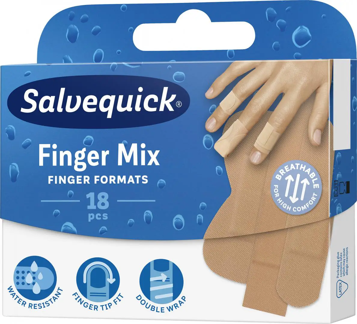 Plastry Salvequick Finger Mix 18 szt. - 1 - Apteka HIT