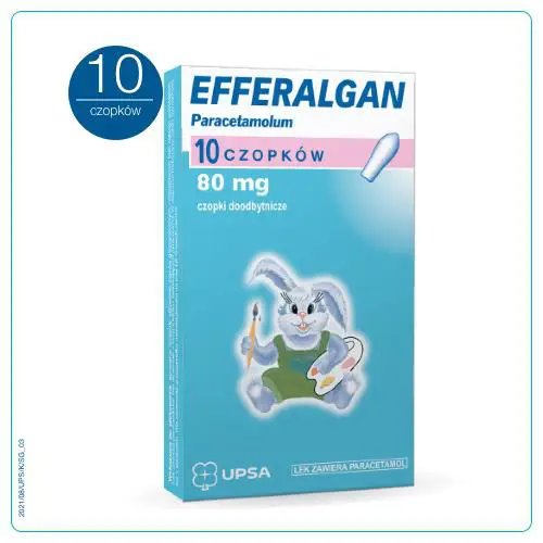 Efferalgan czopki 80 mg 10 szt. - 1 - Apteka HIT