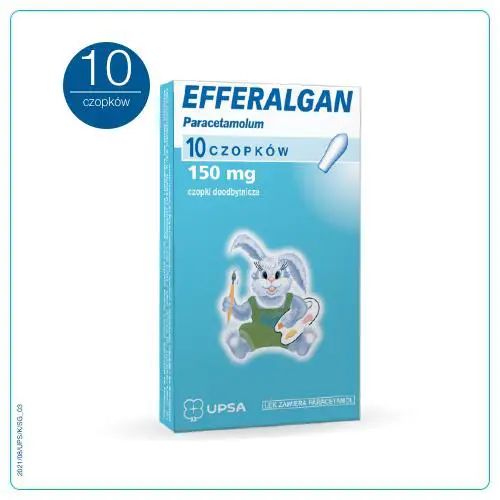 Efferalgan czopki 150 mg 10 szt. - 1 - Apteka HIT