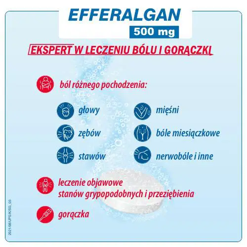 Efferalgan 500 mg 16 tabl. musujących - 2 - Apteka HIT