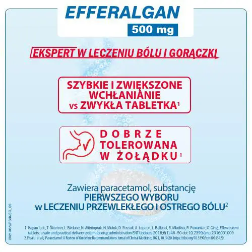 Efferalgan 500 mg 16 tabl. musujących - 4 - Apteka HIT