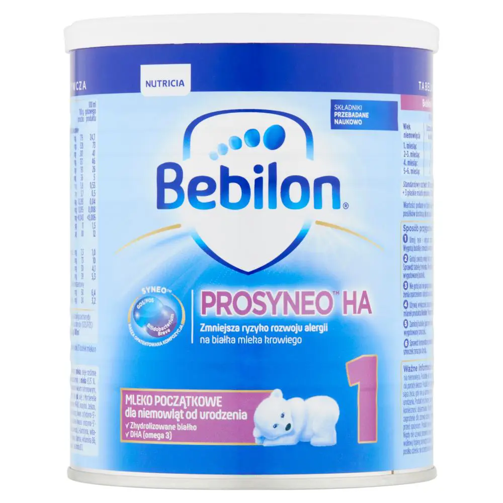 Bebilon Prosyneo HA 1 Mleko początkowe dla niemowląt od urodzenia 400 g - 1 - Apteka HIT