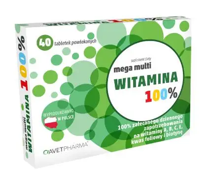 Mega Multiwitamina 40 tabl. - 1 - Apteka HIT