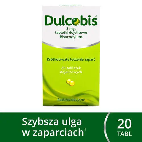 Dulcobis 5 mg 20 tabletek - 1 - Apteka HIT