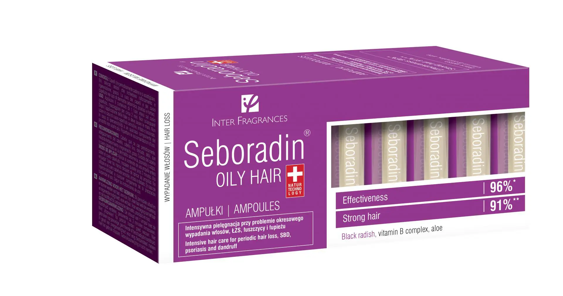 Seboradin Oily Hair (Niger) ampułki 14 x 5,5 ml - 1 - Apteka HIT