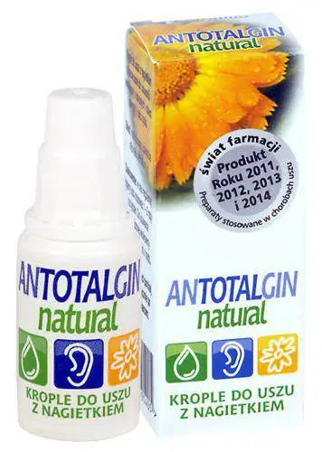 Antotalgin Natural Krople do uszu z nagietkiem 15 g - 1 - Apteka HIT