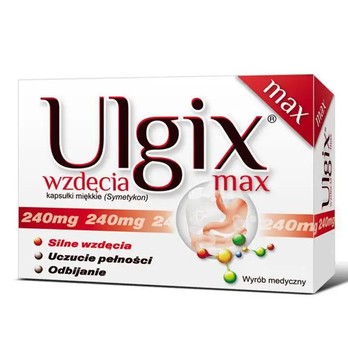 Ulgix Wzdęcia Max 30 kaps. - 1 - Apteka HIT