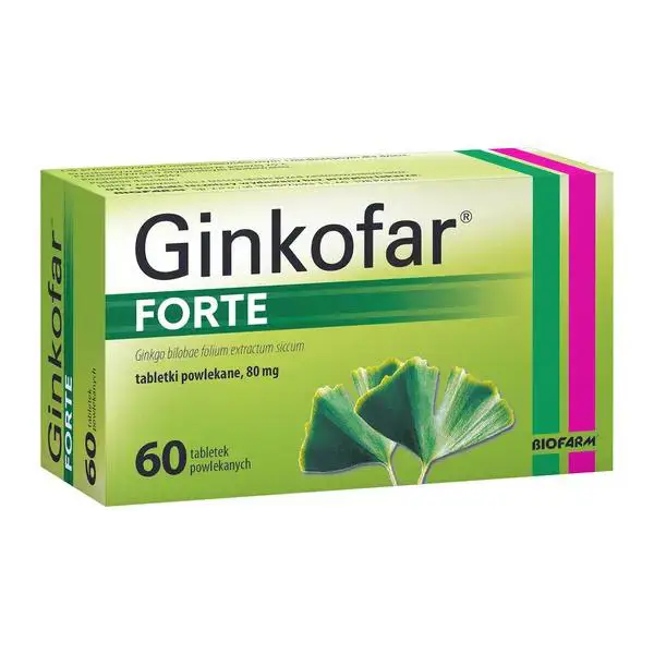 Ginkofar Forte 80 mg 60 tabl. - 1 - Apteka HIT