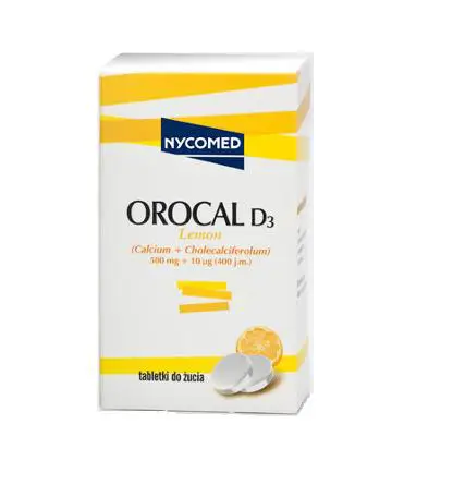 Orocal D3 smak cytrynowy 30 tabl. - 2 - Apteka HIT
