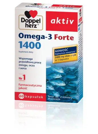 Doppelherz Aktiv Omega-3 Forte 60 kaps. - 1 - Apteka HIT