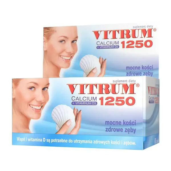 Vitrum Calcium 1250 + Vit D3 60 tabl. - 1 - Apteka HIT