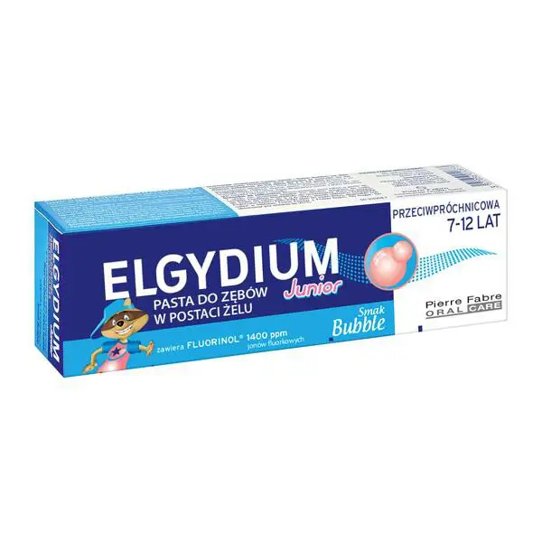 Elgydium Pasta do zębów dla dzieci (7-12 lat) Junior Bubble  50 ml - 1 - Apteka HIT