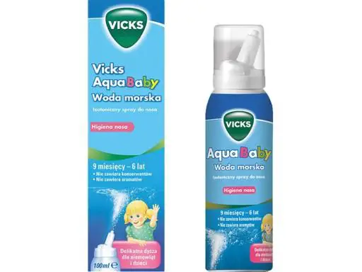 Vicks AquaBaby woda morska 100 ml - 1 - Apteka HIT