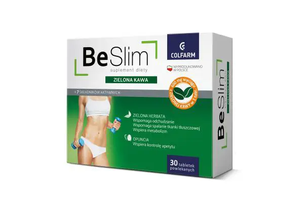 Be Slim Zielona kawa 30 tabletek - 1 - Apteka HIT