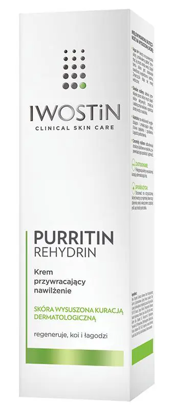 Iwostin Purritin Rehydrin Krem przywracający nawilżenie 40 ml - 1 - Apteka HIT