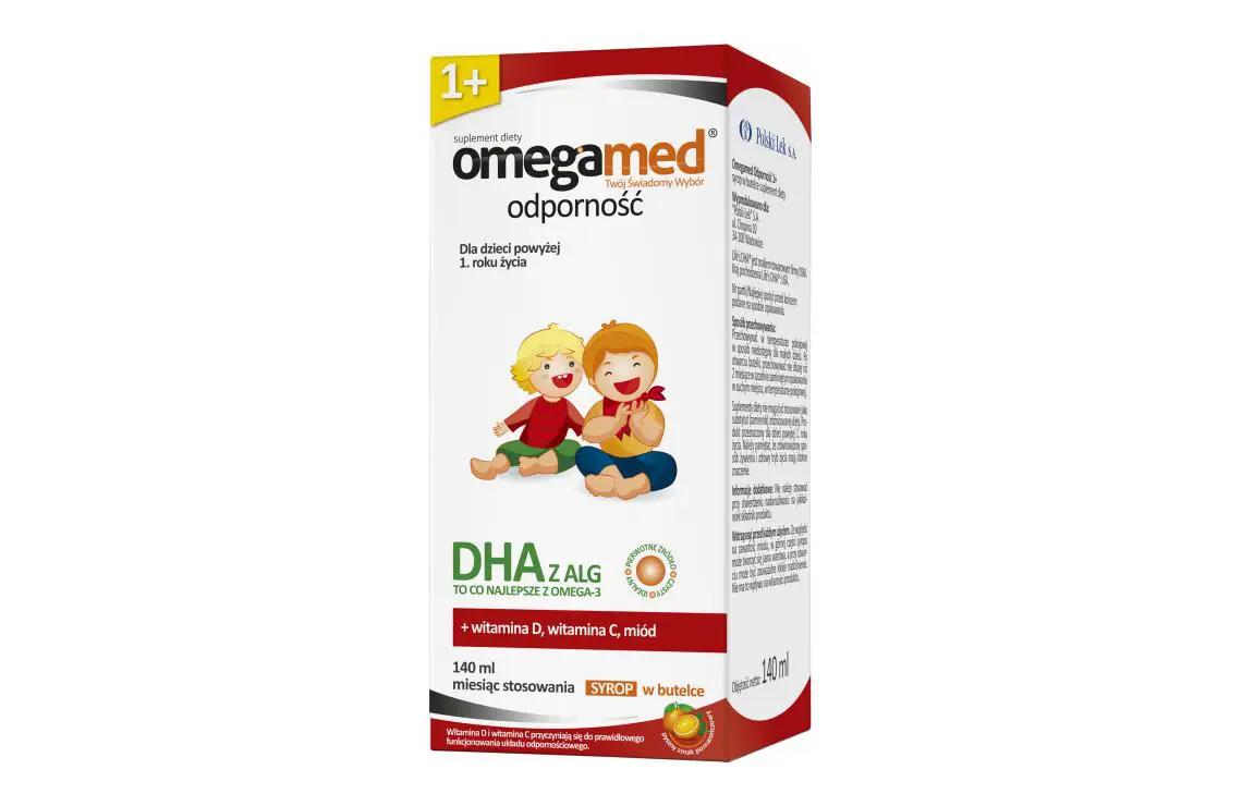 Omegamed Odporność 1+ syrop 140 ml - 1 - Apteka HIT