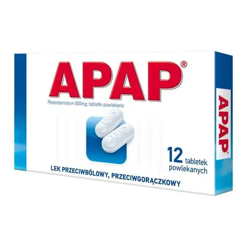 Apap 500 mg 12 tabl - 1 - Apteka HIT