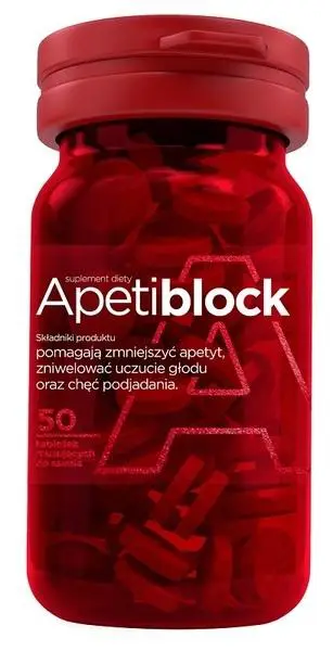Apetiblock 50 tabletek do ssania smak malinowo wiśniowy - 1 - Apteka HIT