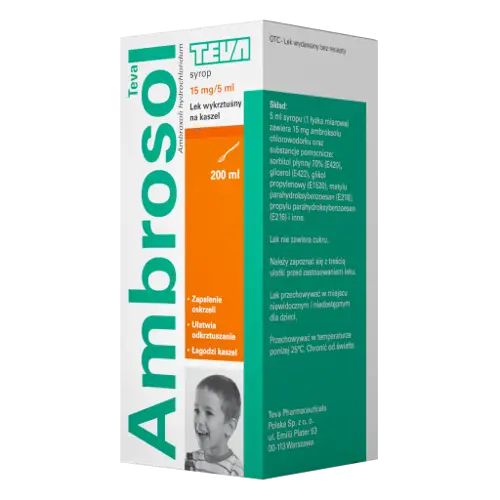 Ambrosol 15 mg/5 ml syrop 200 ml - 1 - Apteka HIT