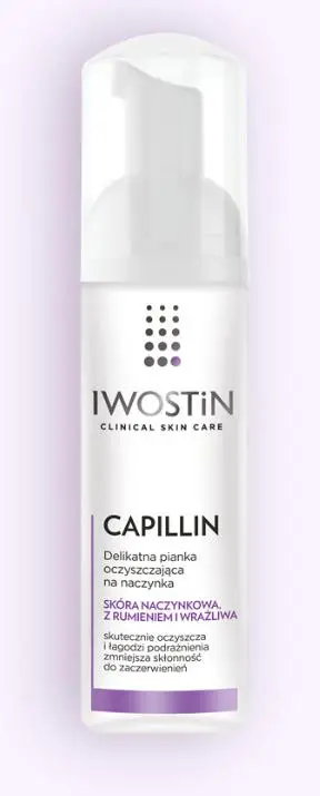 Iwostin Capillin Delikatna pianka oczyszczająca na naczynka 165 ml - 1 - Apteka HIT