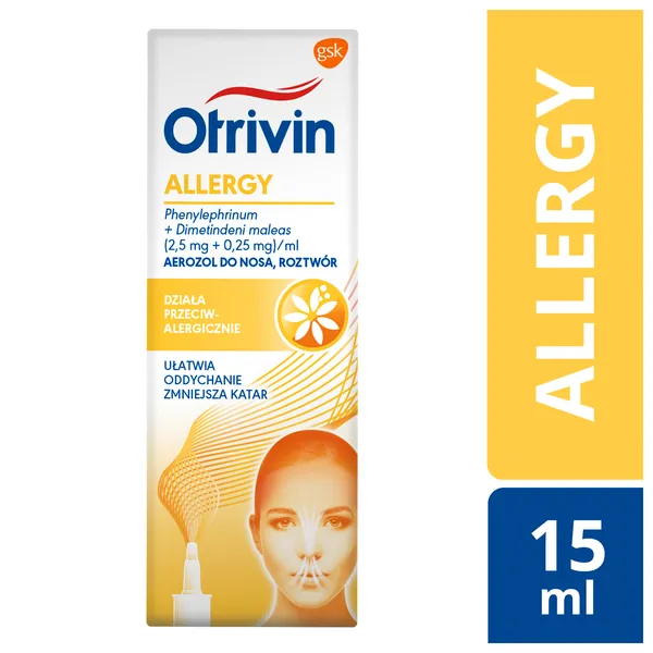 Otrivin Allergy aerozol 15 ml - 1 - Apteka HIT