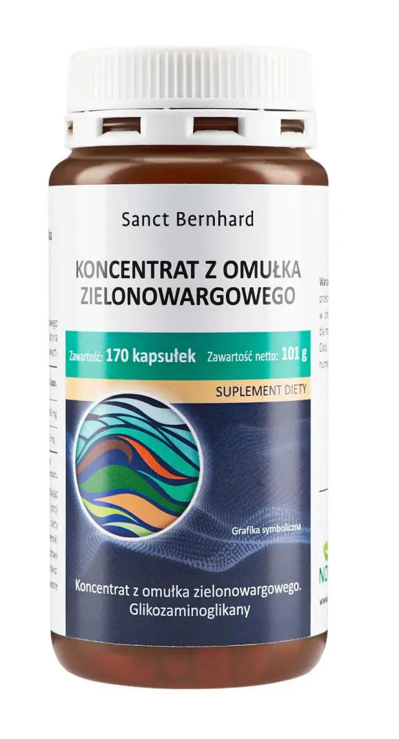 Koncentrat z omułka zielonowargowego 500 mg 150 kapsułek Sanct Bernhard - 1 - Apteka HIT