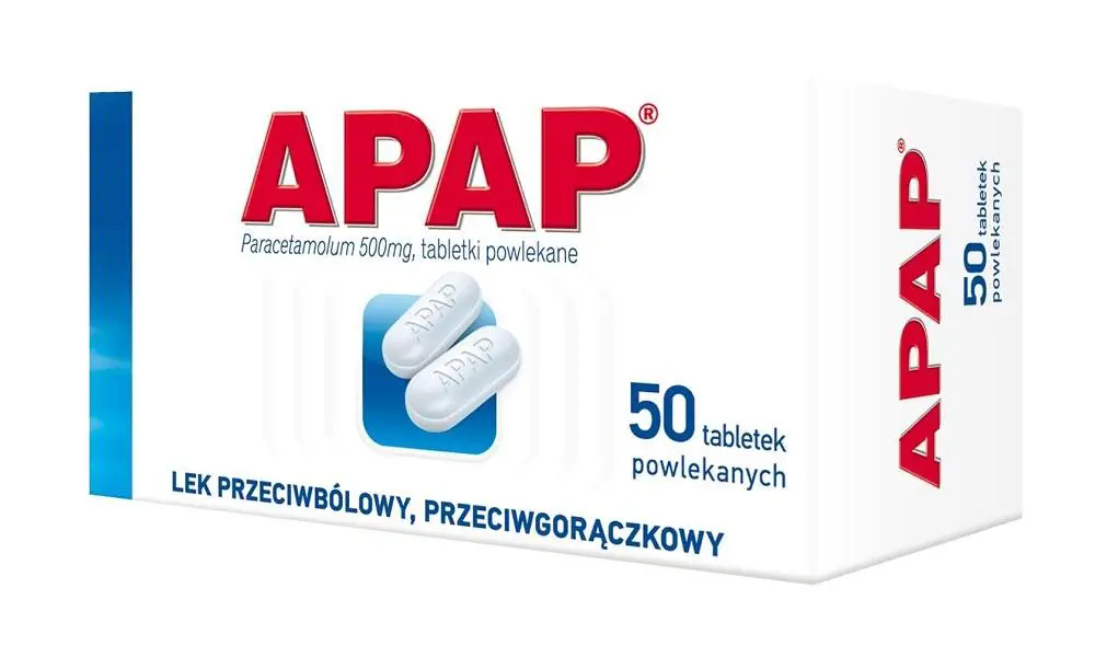 Apap 500 mg 50 tabl - 1 - Apteka HIT