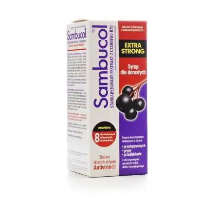 Sambucol Extra Strong dla dorosłych syrop 120 ml - 1 - Apteka HIT