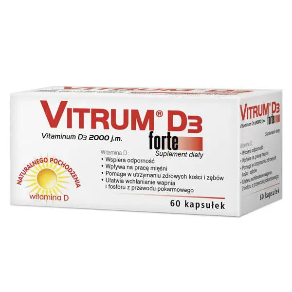 Vitrum D3 Forte 60 kaps. - 1 - Apteka HIT