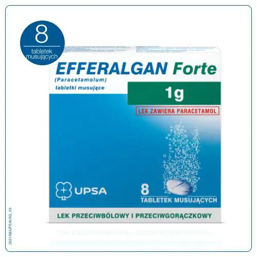 Efferalgan Forte 1g 8 tabletek musujących - 1 - Apteka HIT