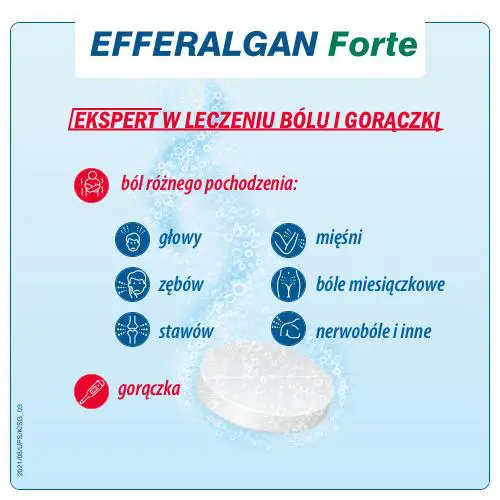 Efferalgan Forte 1g 8 tabletek musujących - 2 - Apteka HIT