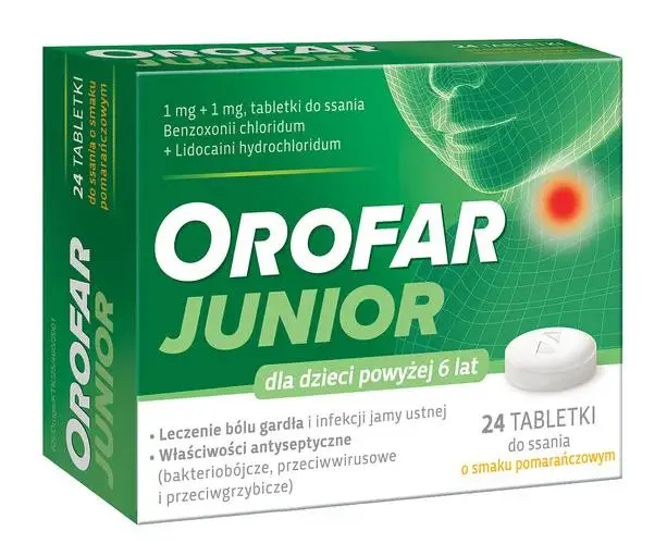 Orofar Junior 24 tabl. - 1 - Apteka HIT