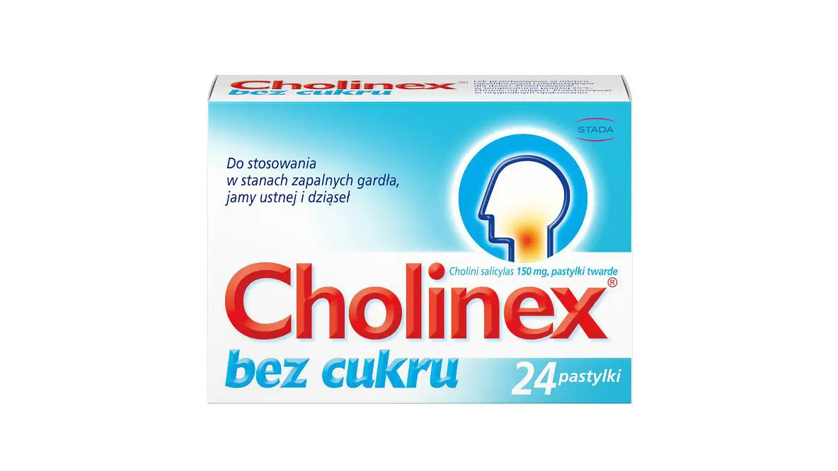 Cholinex bez cukru 24 pastylki do ssania - 1 - Apteka HIT