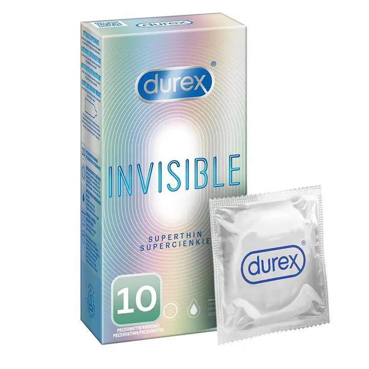 Durex Invisible dla większej bliskości 10 sztuk - 1 - Apteka HIT