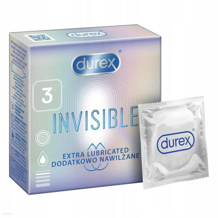 Durex Invisible dodatkowo nawilżane 3 sztuk - 1 - Apteka HIT