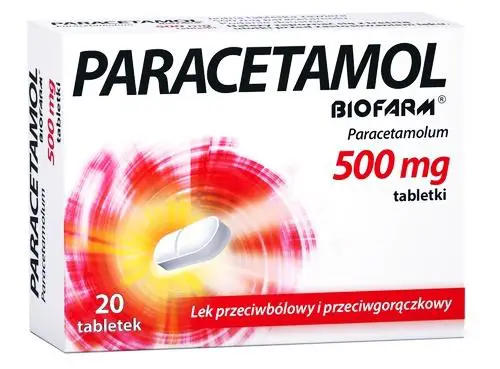 Biofarm Paracetamol 500 mg 20 tabl. - 1 - Apteka HIT