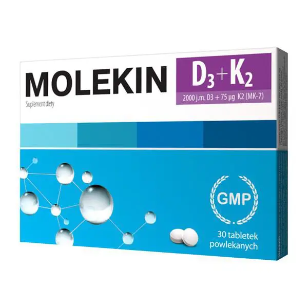 Molekin D3 + K2 30 tabl. - 1 - Apteka HIT