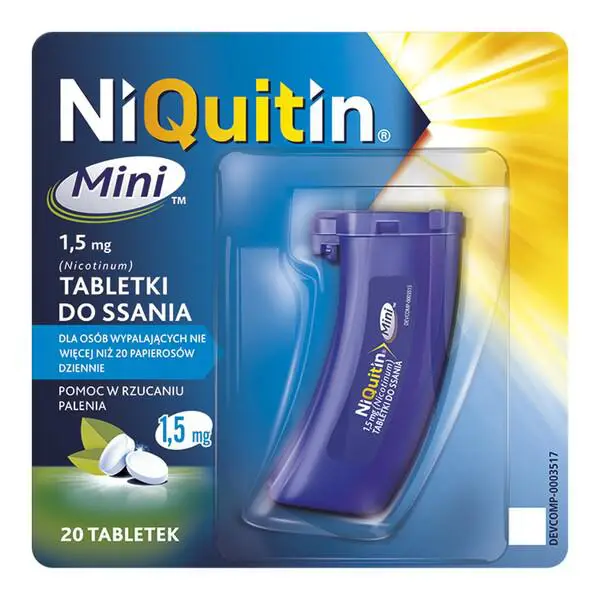 Niquitin Mini 1,5 mg 20 tabl. - 1 - Apteka HIT
