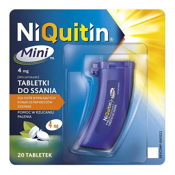Niquitin Mini 4 mg 20 tabl. - 1 - Apteka HIT