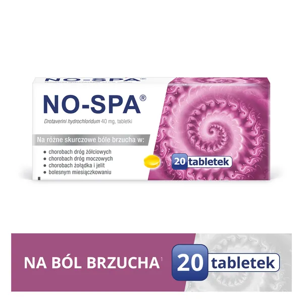 No-Spa 40 mg 20 tabl. - 1 - Apteka HIT
