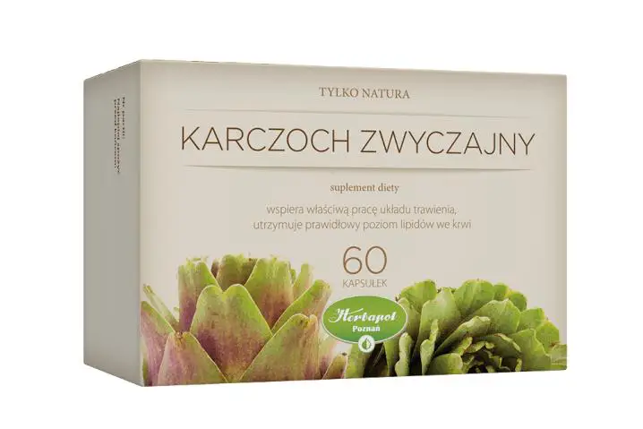 Karczoch zwyczajny Tylko natura 60 kaps. - 1 - Apteka HIT