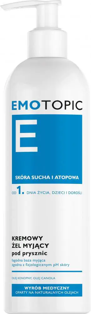 Pharmaceris E Emotopic kremowy żel myjący do pielęgnacji ciała pod prysznic 400 ml - 1 - Apteka HIT