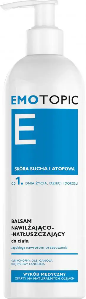 Pharmaceris E Emotopic balsam nawilżająco-natłuszczający do pielęgnacji ciała 400 ml - 1 - Apteka HIT