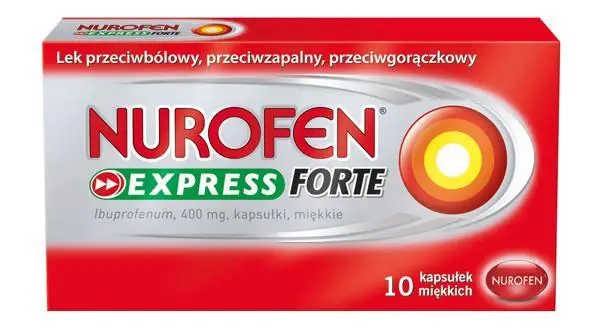 Nurofen Express Forte 10 kaps. - 1 - Apteka HIT